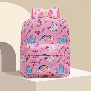 Рюкзак детский, дошкольный, для девочек, нейлон