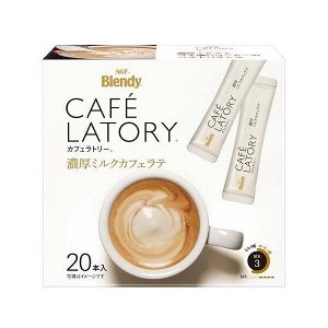 Кофе растворимый латте "Blendy" Cafe Latory в стиках, 20шт по 10.5гр