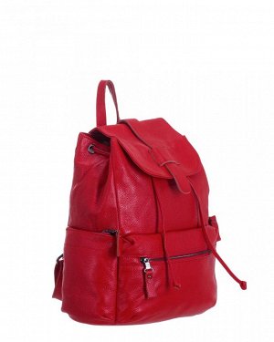Рюкзак S5004 натуральная кожа (красный)