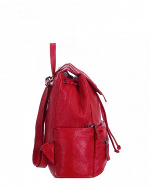 Рюкзак S5004 натуральная кожа (красный)