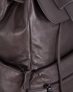 Рюкзак S5004 натуральная кожа (серебряный)