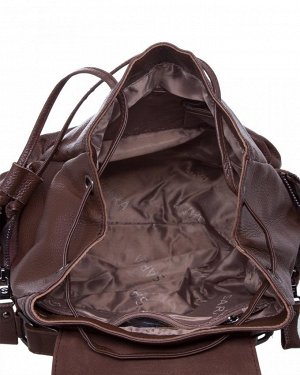 Рюкзак S5004 натуральная кожа (темно-бежевый)