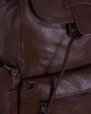 Рюкзак S5004 натуральная кожа (темно-бежевый)