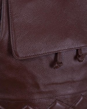 Рюкзак S017 натуральная кожа (светло-коричневый)