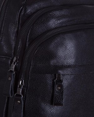 Рюкзак S16638 натуральная кожа (черный)
