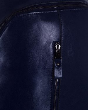 Рюкзак S16655A натуральная кожа (синий)