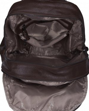 Рюкзак S15205 натуральная кожа (темно-бежевый)