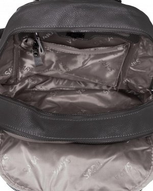 Рюкзак S15205 натуральная кожа (серый)