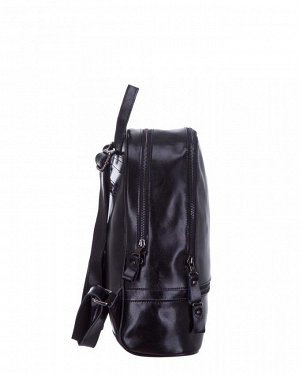 Рюкзак S160317A натуральная кожа (черный)