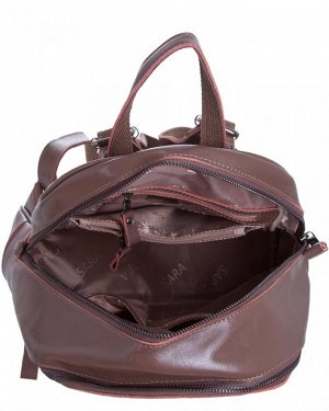 Рюкзак S160317A натуральная кожа (бежевый)