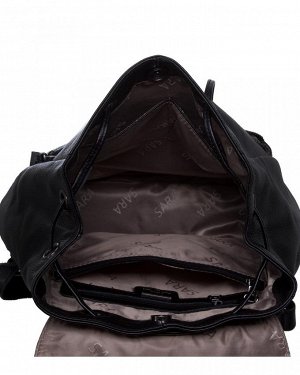 Рюкзак S030 натуральная кожа (черный)
