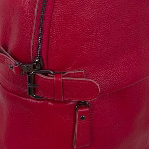 Рюкзак S028 натуральная кожа (красный)