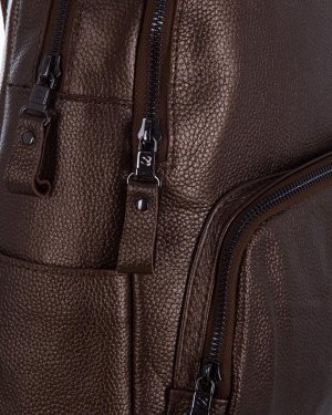 Рюкзак S029 натуральная кожа (бронзовый)