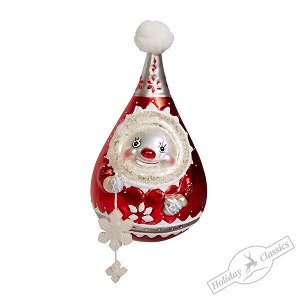 Капля-снеговик (стекло) 7,5х7,5х14 см