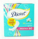 DISCREET Женские гигиенические прокладки на каждый день Deo Spring Breeze Multiform Trio 60шт