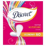 DISCREET Женские гигиенические прокладки на каждый день Normal Trio 60шт