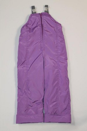 Сиреневый Зимние брюки из плащевой непромокаемой ткани отлично подойдут для активных прогулок на свежем воздухе в холодную погоду зимой. Подклад из мягкого флиса до середины бедра  сохряняет тепло, а 