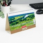 Календарь настольный, домик &quot;Родные просторы&quot; 2024, 20х14 см