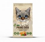 Prime Ever Fresh Meat Sterilized Adult Cat Индейка с рисом полнорационный сухой корм для стерилизованных кошек всех пород 1,5 кг
