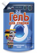 VESTAR® Гель для стирки &quot;Универсальный 5в1&quot;, 1200мл, дой-пак