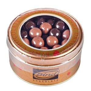 конфеты BIND CHOCOLATE HAZELNUT DRAGEE 125 г Ж/Б