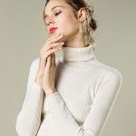 Классическая водолазка с высоким воротником