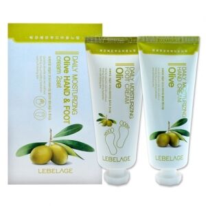 Lebelage Набор кремов для рук и ног с оливой Daily Moisturizing Olive Hand Cream & Foot Cream