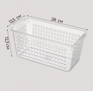 Универсальная корзинка для хранения Phibo 3,2 л, 28 x 13,5 x 12,3 см