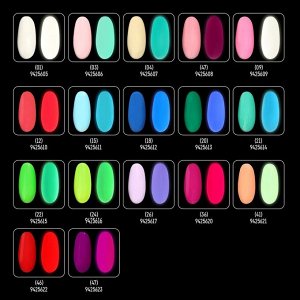 Гель лак для ногтей, люминесцентный, 3-х фазный, 8 мл, LED/UV, цвет розовый (47)