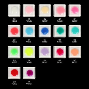 Гель лак для ногтей, люминесцентный, трехфазный, 8 мл, LED/UV, зелёный (21)