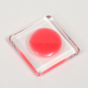 Гель лак для ногтей, люминесцентный, трехфазный, 8 мл, LED/UV, розовый (12)