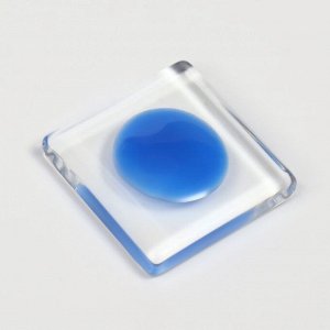 Гель лак для ногтей, люминесцентный, трехфазный, 8 мл, LED/UV, синий (18)