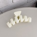 Заколка-краб молочный цвет 10,5 см