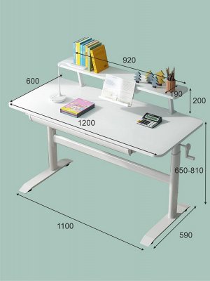 Стол детский регулируемый - парта Everprof Kids Table 2 Белый