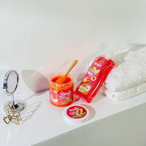 Гель для душа с мочалкой «Сочный Персик» Deya / Deya Shower Serum Candy Peach
