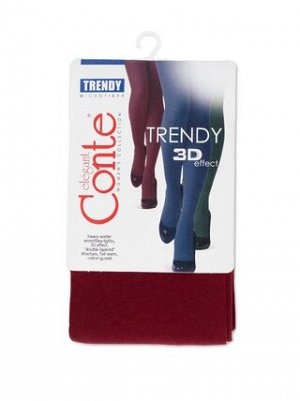 Колготки Trendy 150  (Conte) Плотные непрозрачные колготки из нитей Microfibra с эффектом 3D