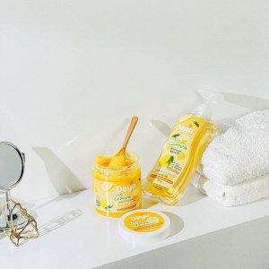 Гель для душа с мочалкой «Бодрящий Лимон» Deya / Deya Shower Serum Candy Lemon