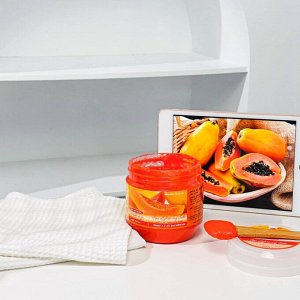 Скраб для тела солевой с витаминами С и Е "Папайя" Carebeau / Carebeau Spa Lightening Salt Scrub Papaya