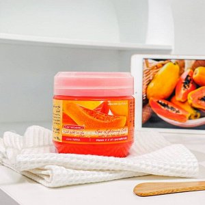 Скраб для тела солевой с витаминами С и Е "Папайя" Carebeau / Carebeau Spa Lightening Salt Scrub Papaya