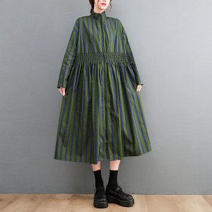 Платье на молнии зеленое