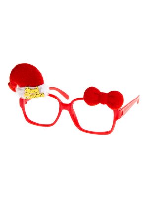 Маскарадные очки Колпак из полипропилена, с декором из нетканого материала (полиэфирные волокна) / 16x10x1,5см