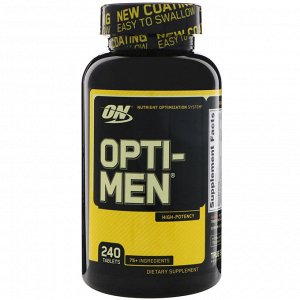 Optimum Nutrition, Opti-Men, 240 Таблетки