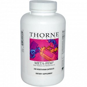 Thorne Research, Meta-Fem, 240 вегетарианских капсул