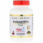 California Gold Nutrition, Astaxanthin, Naturally Occurring Antioxidant Carotenoid, 12 mg, 120 Veggie Softgels