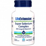 Life Extension, Суперкомплекс селена, 100 вегетарианских капсул