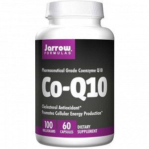 Jarrow Formulas, Co-Q10, 100 мг, 60 капсул