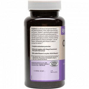 MRM, Комплекс с витамином E, 60 гелевых капсул