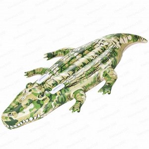Надувной крокодил камуфляж