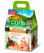 Соль для ванн НАРОДНЫЕ РЕЦЕПТЫ 500г Расслабляющая Байкальская ГОСТ