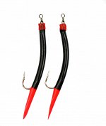 Крючки для ловли трески JpFishing Gummy Makk 8/0 (2шт, color 002)